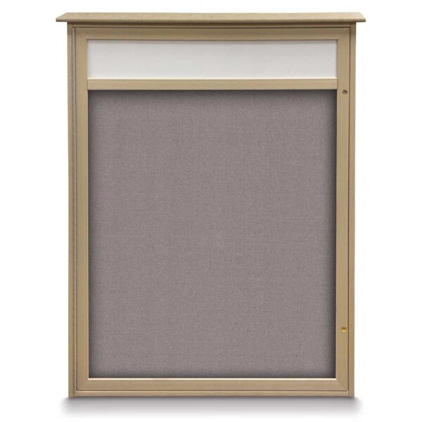 Triple Door Enclosed Indoor Letterboard